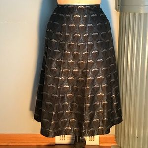 Nine West Mid Length Silk Blend Skirt
